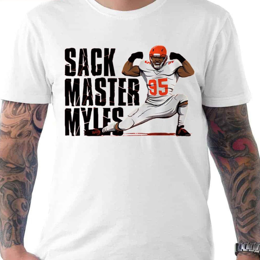 FREE shipping Sack Master Myles Garrett Cleveland Browns shirt, Unisex tee,  hoodie, sweater, v-neck and tank top